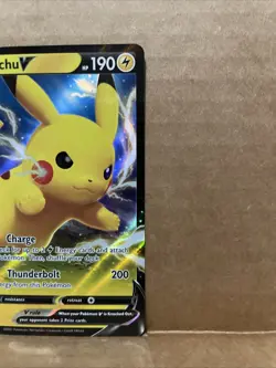 Pikachu V SWSH061 SWSH: Sword & Shield Promo Cards Holo (A1) - Image 4