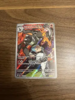 Pokemon TCG Team Rockets Houndoom Illustration Rare Card 191/182 Destined Rivals - Image 3