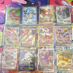 Pokemon cards trainer Full Art Vmax Holo Foil 12 card lot - Image 1
