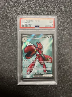 Pokemon Scizor EX TCG Ultra Rare Card 195/162 SV05: Temporal Forces 2024 - Image 1