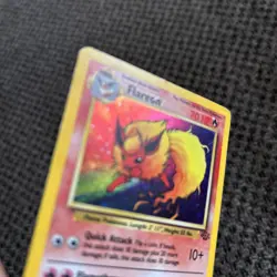 POKEMON Card Flareon 3/64 Jungle Set HOLO Rare Card WOTC Pokemon TCG - LP - Image 3