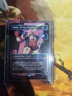 KRANG, THE ALL-POWERFUL 086 Borderless 8-bit Pixel SURGE FOIL - Image 3