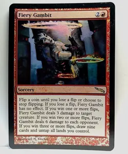 Fiery Gambit - Foil - Mirrodin - Magic The Gathering MTG - Image 1
