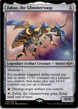 Zabaz, the Glimmerwasp R Modern Horizons 2 243 NM - Image 1