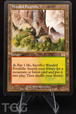 Wooded Foothills - 2002 Magic the Gathering - Onslaught Regular - Image 1