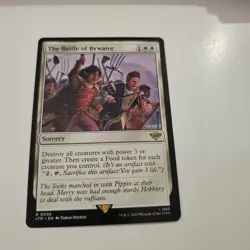 The Battle of Bywater Universes Beyond: the Lord of the Rings Regular Magic MTG - Image 1