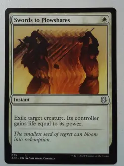 Swords to Plowshares *Uncommon* Magic MtG x1 NCC Commander New Capenna - Image 1