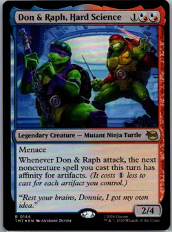 Teenage Mutant Ninja Turtles #144 Don & Raph, Hard Science - Image 1