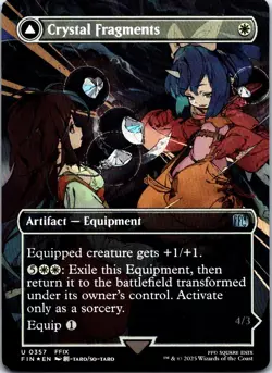 FOIL Crystal Fragments (Borderless) U FINAL FANTASY 357 LP - Image 1
