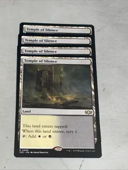 MTG - 4 x Temple of Silence - Tarkir: Dragonstorm - Playset 4x x4 - Image 1