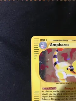 Pokemon Ampharos Expedition Base Set Holo MP / HP Stage 2 #2/165 English 2002 - Image 3