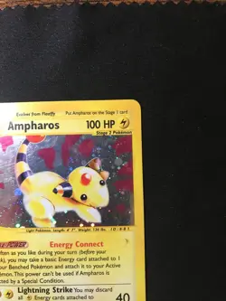 Pokemon Ampharos Expedition Base Set Holo MP / HP Stage 2 #2/165 English 2002 - Image 4