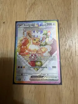 Pokemon Eevee EX 174 SV Promo Holo Prismatic Card Scarlet & Violet Evolutions - Image 1