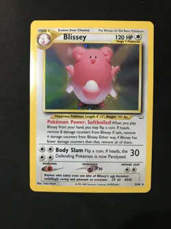 Blissey 2/64 Holo Rare Neo Revelation Pokemon TCG - NM- - Image 1