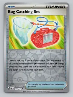 Reverse Holo Bug Catching Set 102/131 Uncommon SV: Prismatic Evolutions Pokemon - Image 1