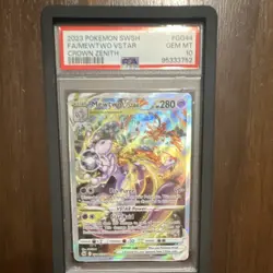 Pokemon Mewtwo VSTAR GG44/GG70 Crown Zenith Gallery Holo PSA 10 280 HP - Image 1
