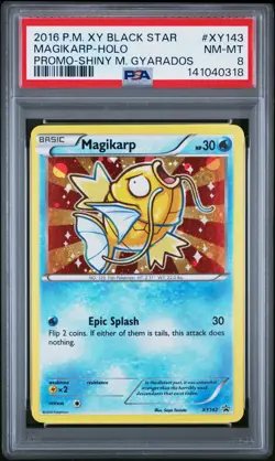 2016 POKEMON JAPANESE XY PROMO XY-P MAGIKARP BATTLE FESTA PSA 8 0318 - Image 1