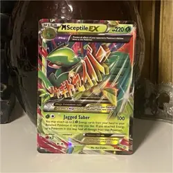 Pokemon M Sceptile EX Mega Holo 8/98 220 HP Grass Ultra Rare - Image 1