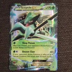 Pokemon TCG Sceptile EX 7/98 XY-Ancient Origins Ultra Rare Holo Grass - Image 1