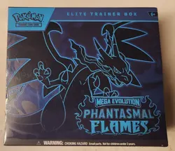 Pokemon Mega Evolution Phantasmal Flames Elite Trainer Box ETB Sealed - Image 1