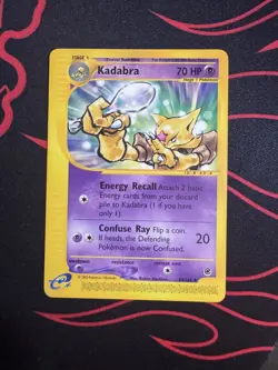 Kadabra 84/165 Uncommon Expedition Base Set Pokemon - Image 1