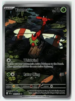 Yanma ⭐ 183/182 Holo Illustration Rare Destined Rivals 2025 Pokemon NM - Image 1
