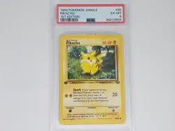 PSA 6: Pokemon English 1st Edition Jungle Pikachu - Image 1