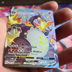 Pokemon Charizard VMAX SV107/SV122 Shining Fates Full Art Holo NM++ - Image 4