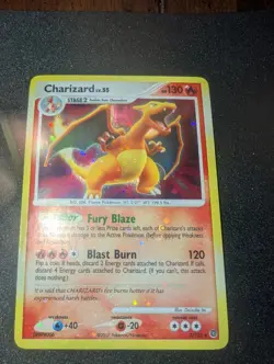 Pokemon Charizard Secret Wonders MP Holo Bleed everywhere 3/132 - Image 1