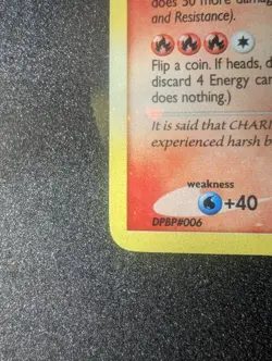 Pokemon Charizard Secret Wonders MP Holo Bleed everywhere 3/132 - Image 4