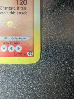 Pokemon Charizard Secret Wonders MP Holo Bleed everywhere 3/132 - Image 5