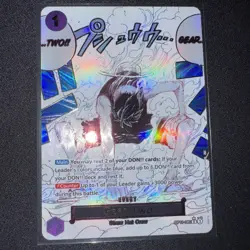 One Piece OP11-080 Gear Two (Alternate Art) - A Fist of Divine Speed - Image 1