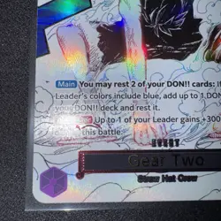 One Piece OP11-080 Gear Two (Alternate Art) - A Fist of Divine Speed - Image 5