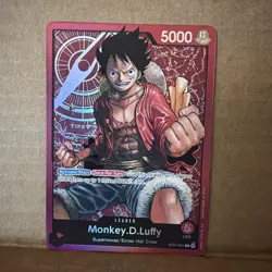 One Piece Monkey.D.Luffy Foil Leader Starter Deck ST01-001 - Image 1