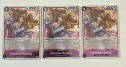OP12-071 Charlotte Pudding (R) Legacy of the Master One Piece CCG x3 - Image 1