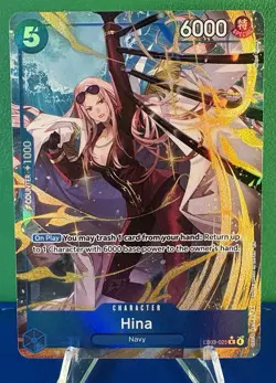 Hina (Alternate Art) EB03-025 Extra Booster: One Piece Heroines Edition Foil NM - Image 1