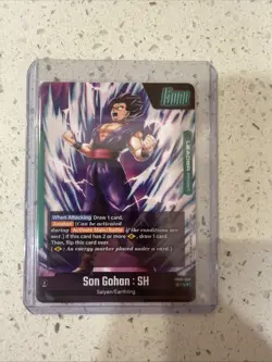 Son Gohan : SH FB09-049 Leader Alternate Art Dual Evolution Dragon Ball Card Eng - Image 3