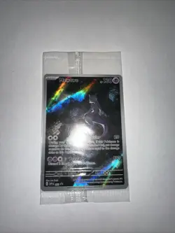 MEWTWO 052 S&V 151 Promo Illus Rare Pokemon Card SEALED - Image 2