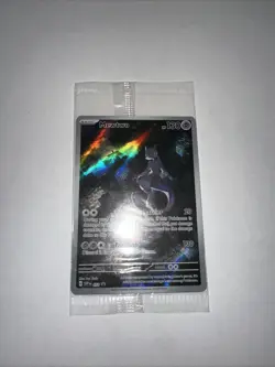 MEWTWO 052 S&V 151 Promo Illus Rare Pokemon Card SEALED - Image 3
