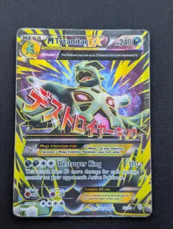 Pokemon M Tyranitar EX Full Art Ultra Rare Card 92/98 XY-Ancient Origins HP - Image 2