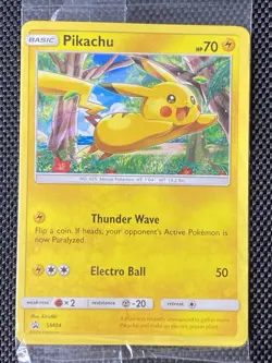 2016 Pokemon TCG Pikachu Sun & Moon SM04 Promo Card sealed non holo - Image 2