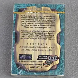 Magic The Gathering Urza's Legacy 60 Card PreConstructed Theme Deck Time Drain - Image 5