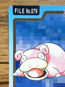Pokemon Carddass Card Slowpoke File No.79 Bandai Pocket Monsters 1997 - Image 3