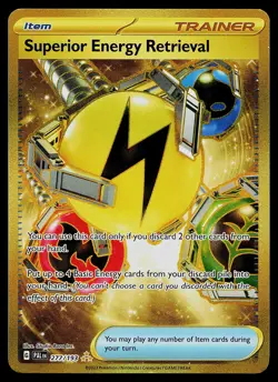Pokemon Card - Superior Energy Retrieval Paldea Evolved 277/193 Secret Rare - Image 1