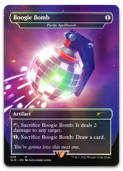 Boogie Bomb - Pyrite Spellbomb #676 (Foil) (NM) Secret Lair Drop SLD Magic MTG - Image 1