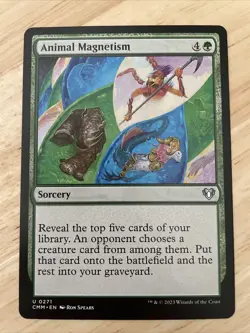 MTG Animal Magnetism Commander Masters #0271 Regular Uncommon NM/M - Image 1
