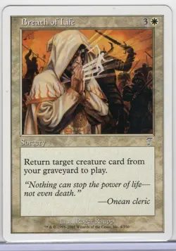 1x Breath of Life - MTG Core Set 7th Edition - Near Mint - Image 1