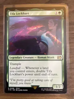 MTG Tifa Lockhart (FIN) Final Fantasy Regular Rare 206 - Image 1