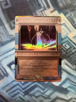 Foil Cryptic Command Amonkhet Invocations (NM Front & MP Back Please See Photos) - Image 1