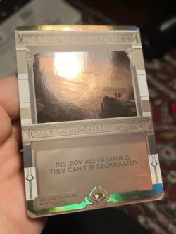 Wrath of God • Masterpiece Series: Amonkhet Invocations • Unplayed • Mtg (1961) - Image 2